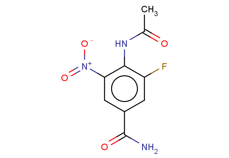 4-acetamido-3-fluoro-5-nitrobenzamide