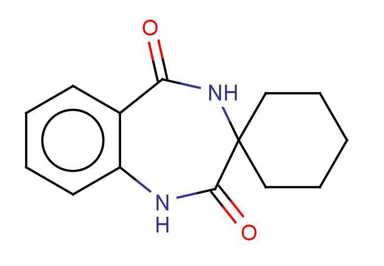 1,2,4,5-tetrahydrospiro[1,4-benzodiazepine-3,1'-cyclohexane]-2,5-dione