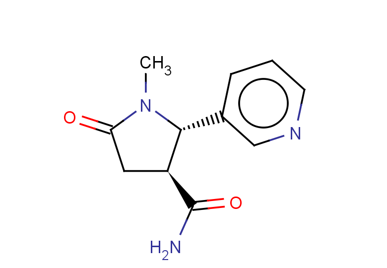 rac-(2R,3R)-1-methyl-5-oxo-2-(pyridin-3-yl)pyrrolidine-3-carboxamide, trans