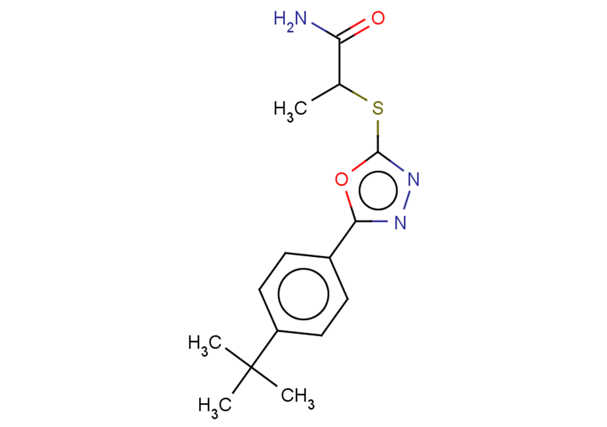 2-{[5-(4-tert-butylphenyl)-1,3,4-oxadiazol-2-yl]sulfanyl}propanamide