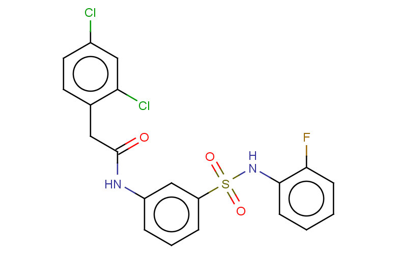 2-(2,4-dichlorophenyl)-N-{3-[(2-fluorophenyl)sulfamoyl]phenyl}acetamide