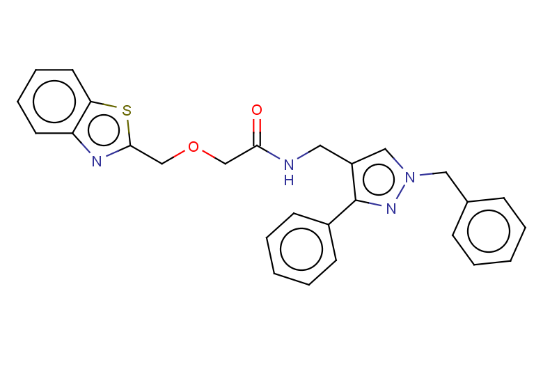 2-[(1,3-benzothiazol-2-yl)methoxy]-N-[(1-benzyl-3-phenyl-1H-pyrazol-4-yl)methyl]acetamide