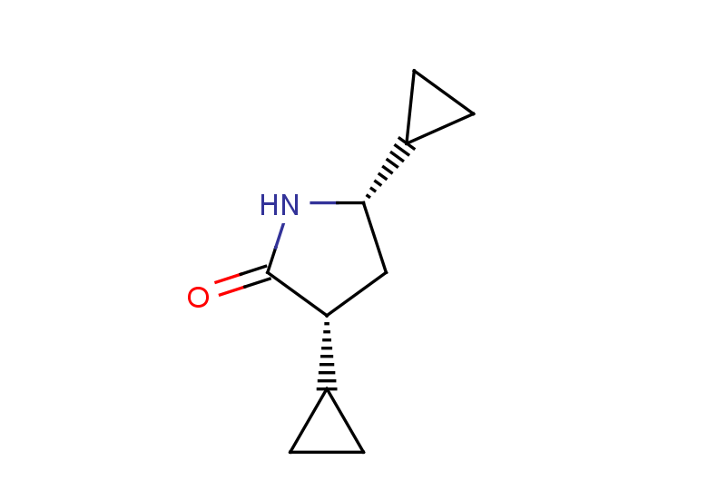 rac-(3R,5S)-3,5-dicyclopropylpyrrolidin-2-one, cis