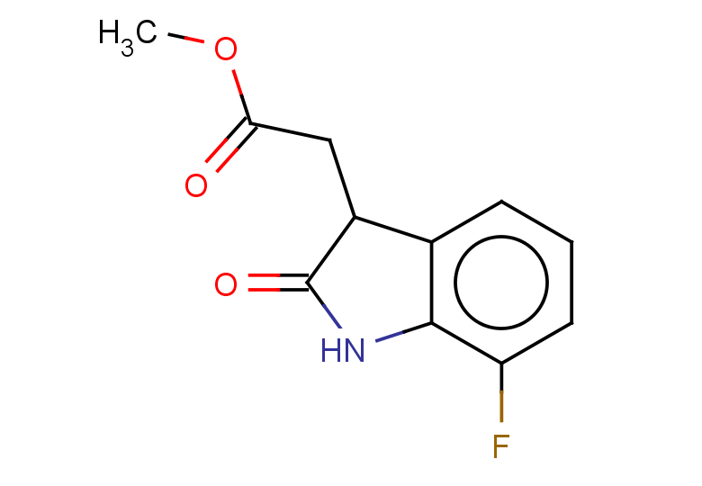 methyl 2-(7-fluoro-2-oxo-2,3-dihydro-1H-indol-3-yl)acetate
