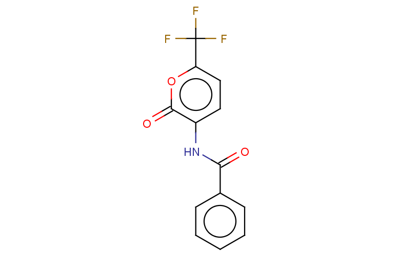 N-[2-oxo-6-(trifluoromethyl)-2H-pyran-3-yl]benzamide