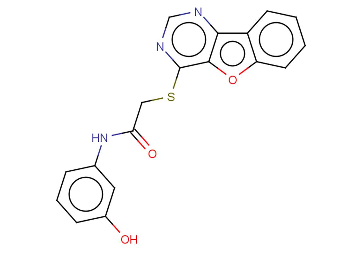 2-(benzofuro[3,2-d]pyrimidin-4-ylthio)-N-(3-hydroxyphenyl)acetamide