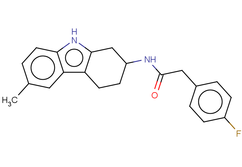 2-(4-fluorophenyl)-N-(6-methyl-2,3,4,9-tetrahydro-1H-carbazol-2-yl)acetamide