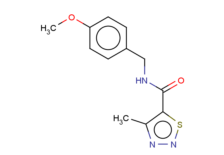 N-(4-methoxybenzyl)-4-methyl-1,2,3-thiadiazole-5-carboxamide