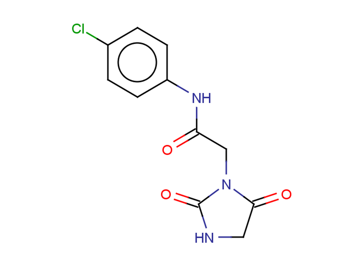 N-(4-CHLOROPHENYL)-2-(2,5-DIOXO-1-IMIDAZOLIDINYL)ACETAMIDE