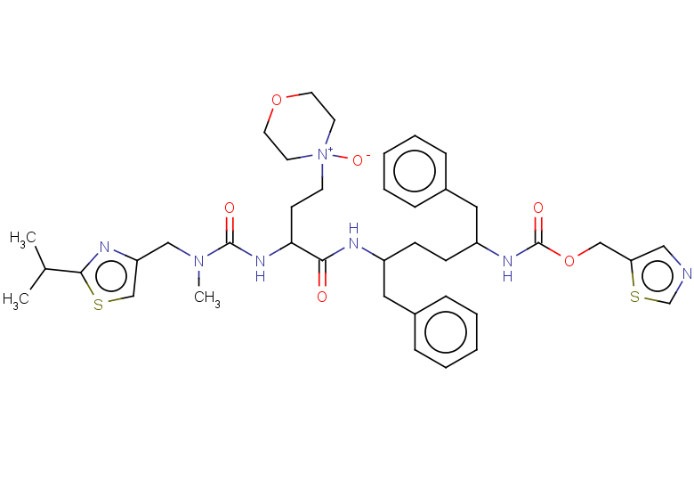4-(3-{[1,6-diphenyl-5-({[(1,3-thiazol-5-yl)methoxy]carbonyl}amino)hexan-2-yl]carbamoyl}-3-{[methyl({[2-(propan-2-yl)-1,3-thiazol-4-yl]methyl})carbamoyl]amino}propyl)morpholin-4-ium-4-olate
