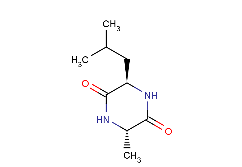 (3S,6R)-3-methyl-6-(2-methylpropyl)piperazine-2,5-dione