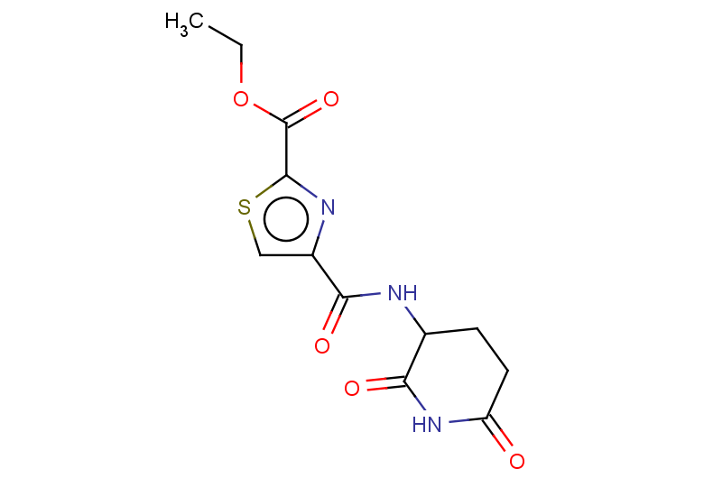 ethyl 4-[(2,6-dioxopiperidin-3-yl)carbamoyl]-1,3-thiazole-2-carboxylate