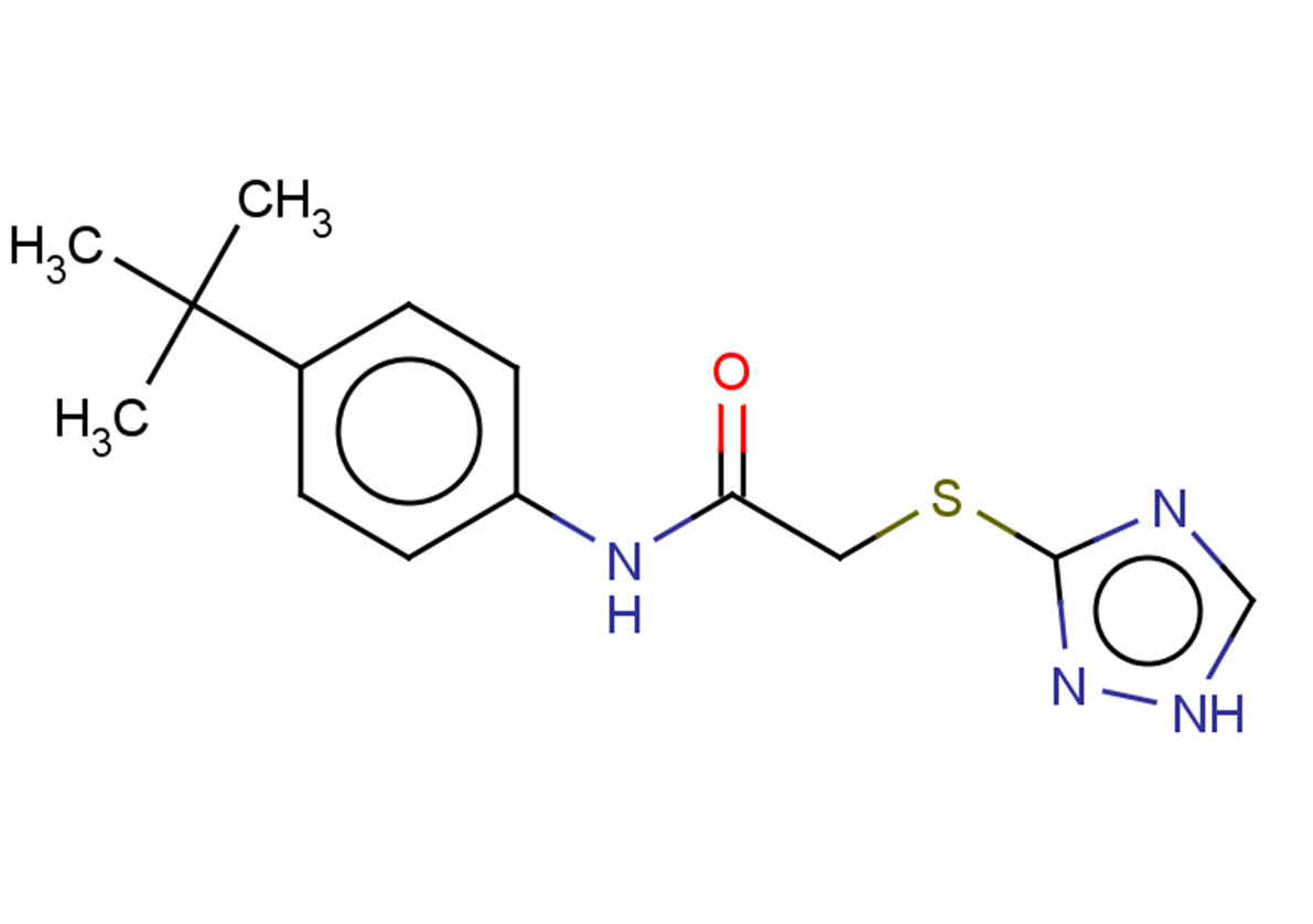 N-tert-butylphenyl)-2-(1H-1,2,4-triazol-3-ylsulfanyl)acetamide