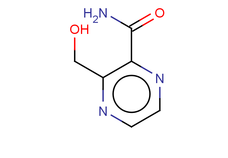 3-(hydroxymethyl)pyrazine-2-carboxamide