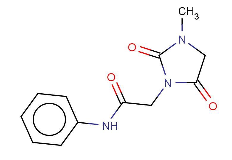 2-(3-methyl-2,5-dioxoimidazolidin-1-yl)-N-phenylacetamide