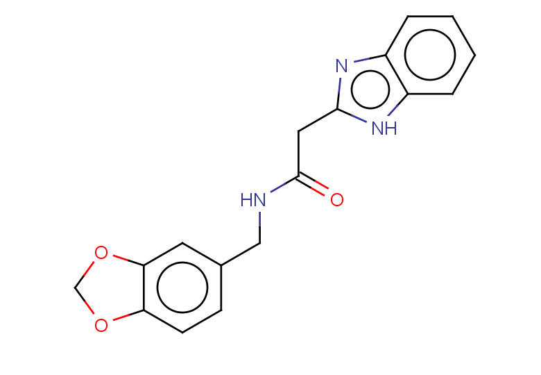 2-(1H-1,3-benzodiazol-2-yl)-N-(1,3-dioxaindan-5-ylmethyl)acetamide
