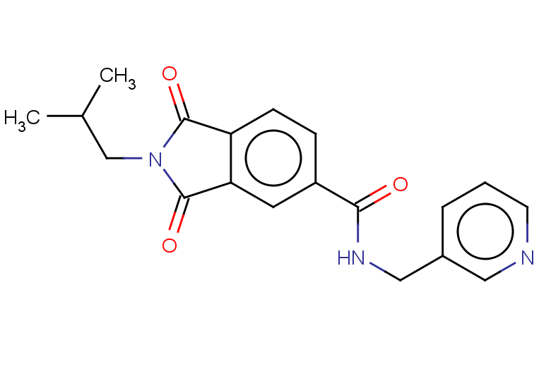 2-(2-methylpropyl)-1,3-dioxo-N-[(pyridin-3-yl)methyl]-2,3-dihydro-1H-isoindole-5-carboxamide
