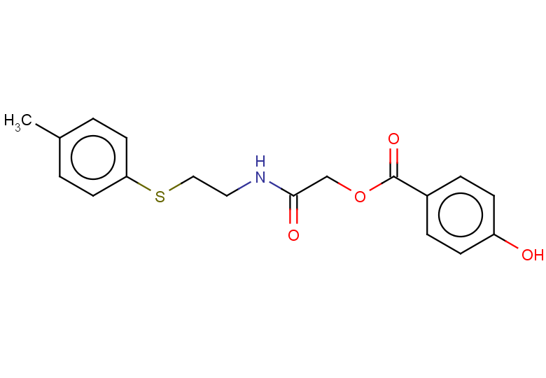 ({2-[(4-methylphenyl)sulfanyl]ethyl}carbamoyl)methyl 4-hydroxybenzoate