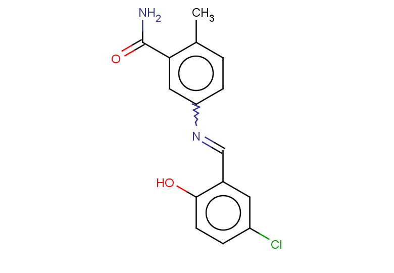 5-{[(5-chloro-2-hydroxyphenyl)methylidene]amino}-2-methylbenzamide
