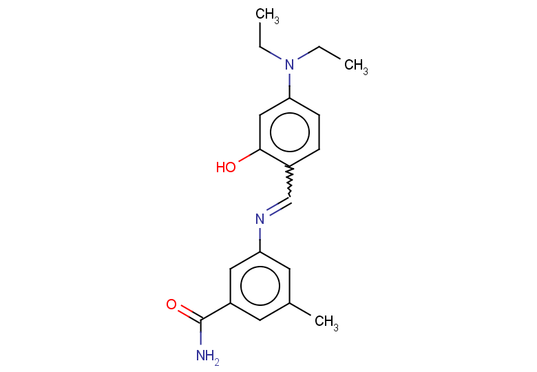 3-({[4-(diethylamino)-2-hydroxyphenyl]methylidene}amino)-5-methylbenzamide