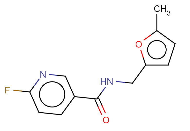 6-fluoro-N-[(5-methylfuran-2-yl)methyl]pyridine-3-carboxamide