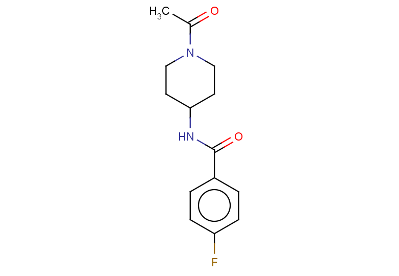 N-(1-acetylpiperidin-4-yl)-4-fluorobenzamide