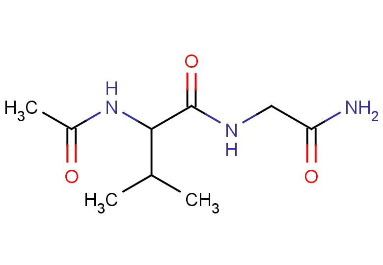 N-(carbamoylmethyl)-2-acetamido-3-methylbutanamide