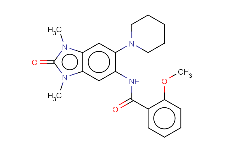 N-[1,3-dimethyl-2-oxo-6-(piperidin-1-yl)-2,3-dihydro-1H-1,3-benzodiazol-5-yl]-2-methoxybenzamide