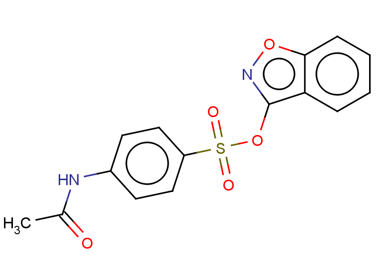1,2-benzoxazol-3-yl 4-acetamidobenzene-1-sulfonate