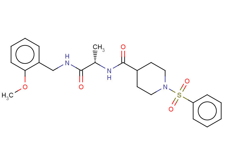 (2S)-2-{[1-(benzenesulfonyl)piperidin-4-yl]formamido}-N-[(2-methoxyphenyl)methyl]propanamide