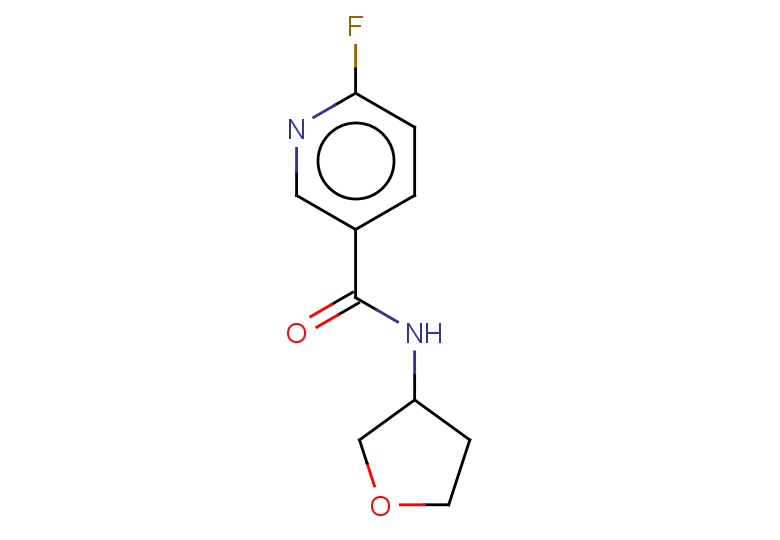 6-fluoro-N-(oxolan-3-yl)pyridine-3-carboxamide