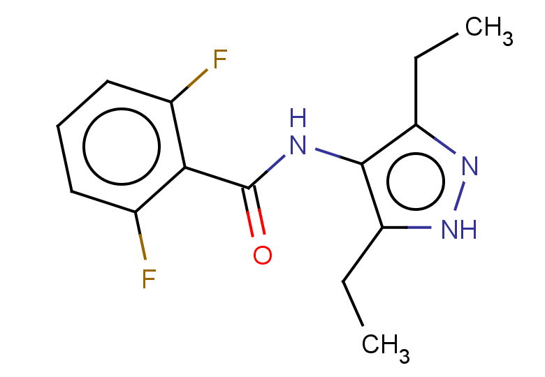 N-(3,5-diethyl-1H-pyrazol-4-yl)-2,6-difluorobenzamide