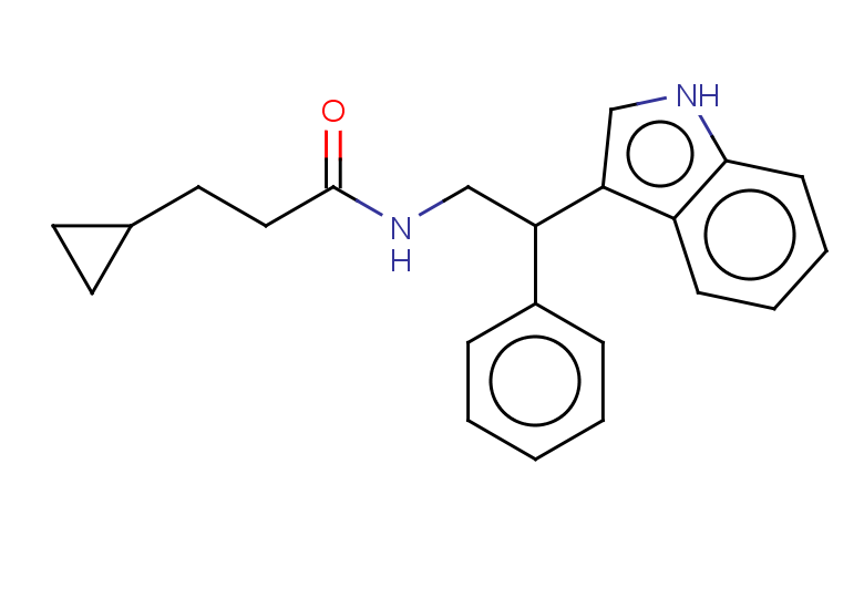3-cyclopropyl-N-[2-(1H-indol-3-yl)-2-phenylethyl]propanamide