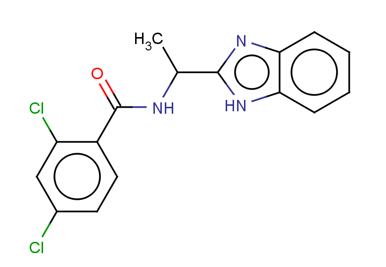 N-[1-(1H-1,3-benzodiazol-2-yl)ethyl]-2,4-dichlorobenzamide