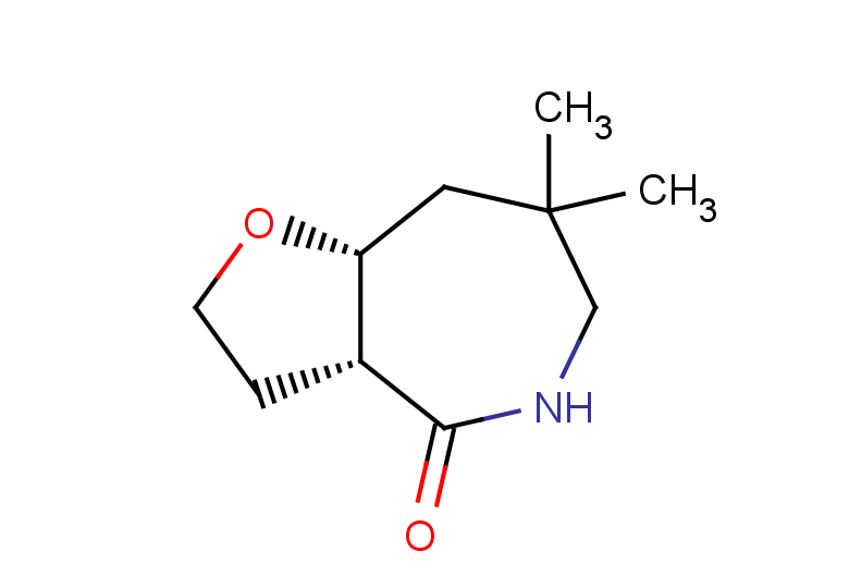 rac-(3aR,8aR)-7,7-dimethyl-octahydro-2H-furo[3,2-c]azepin-4-one, cis