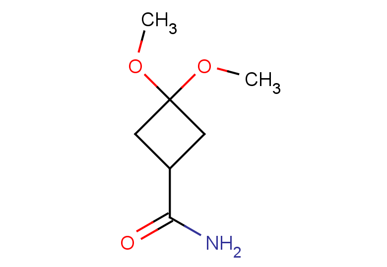3,3-dimethoxycyclobutane-1-carboxamide