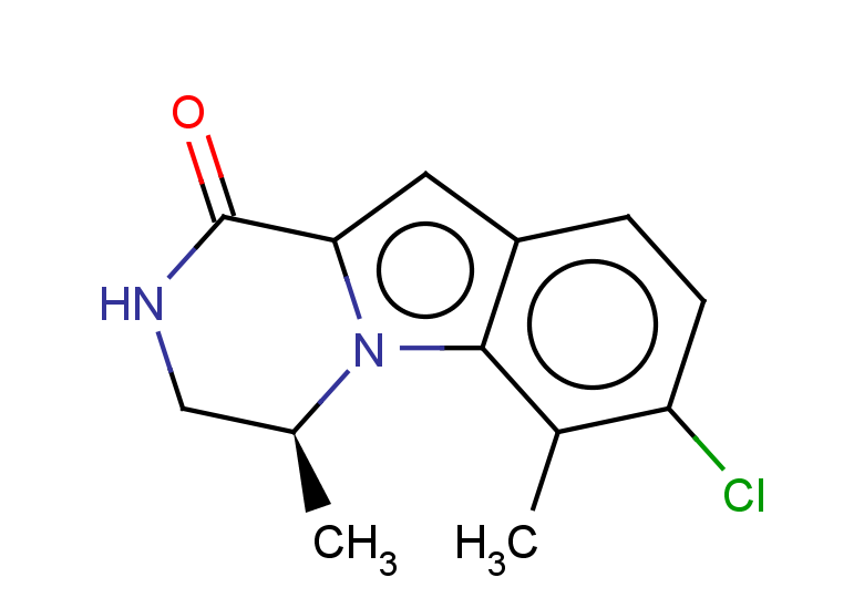 (4S)-7-chloro-4,6-dimethyl-1H,2H,3H,4H-pyrazino[1,2-a]indol-1-one