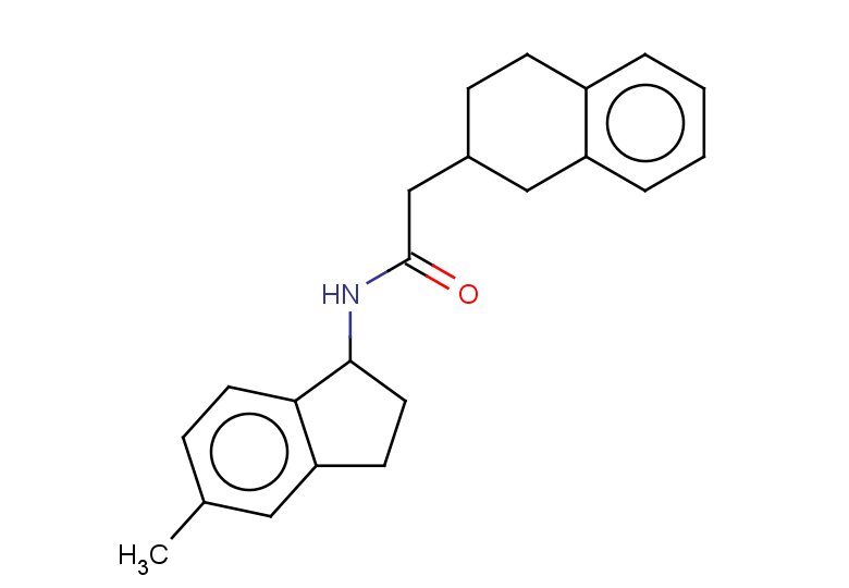 N-(5-methyl-2,3-dihydro-1H-inden-1-yl)-2-(1,2,3,4-tetrahydronaphthalen-2-yl)acetamide