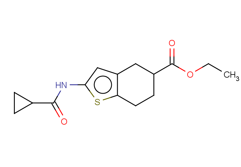 ethyl 2-cyclopropaneamido-4,5,6,7-tetrahydro-1-benzothiophene-5-carboxylate