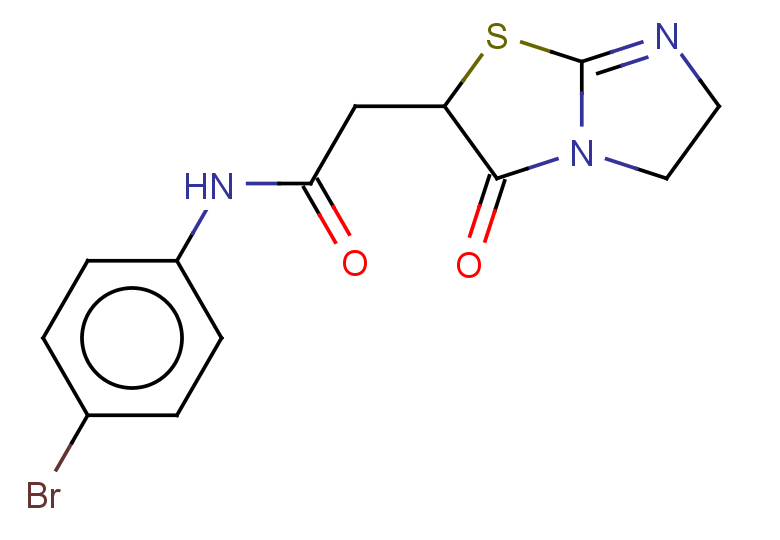 N-(4-bromophenyl)-2-{3-oxo-2H,3H,5H,6H-imidazo[2,1-b][1,3]thiazol-2-yl}acetamide