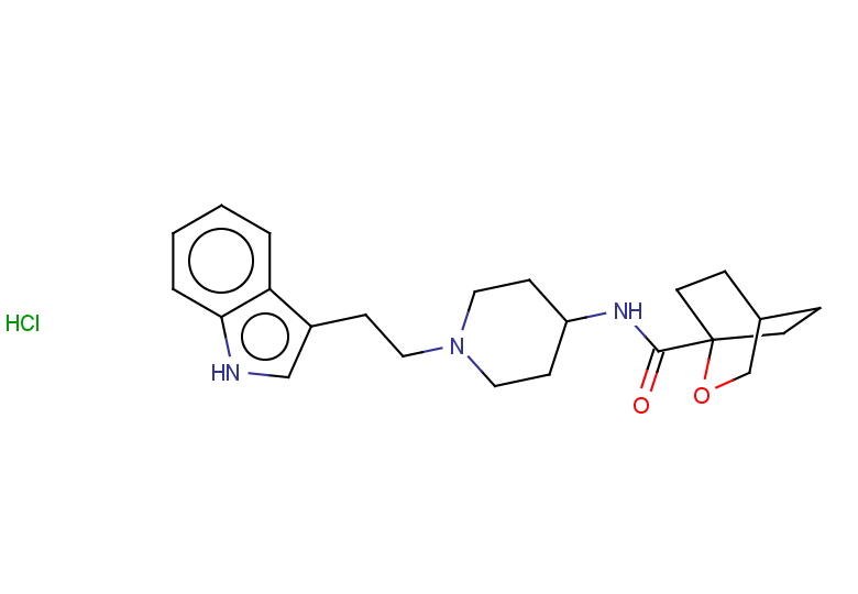 N-{1-[2-(1H-indol-3-yl)ethyl]piperidin-4-yl}-2-oxabicyclo[2.2.2]octane-1-carboxamide hydrochloride