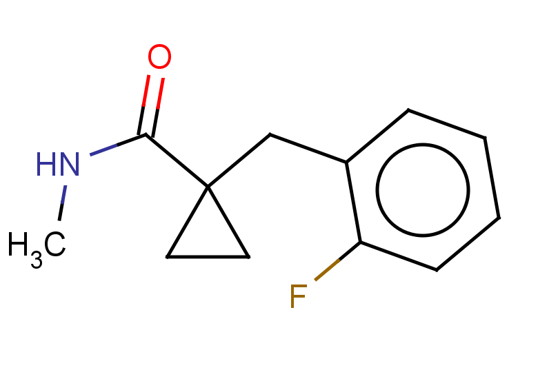 1-[(2-fluorophenyl)methyl]-N-methylcyclopropane-1-carboxamide