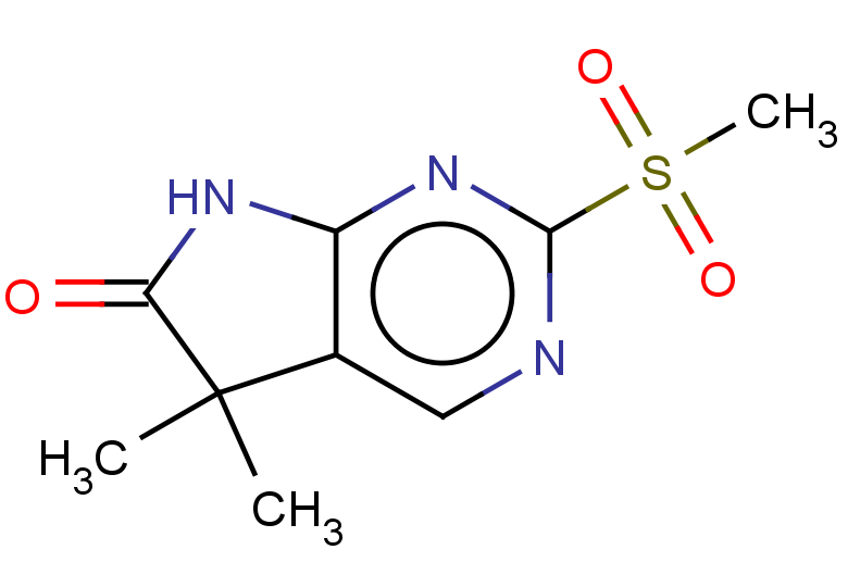 2-methanesulfonyl-5,5-dimethyl-5H,6H,7H-pyrrolo[2,3-d]pyrimidin-6-one