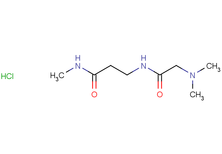 3-[2-(dimethylamino)acetamido]-N-methylpropanamide hydrochloride