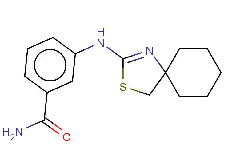 3-({3-thia-1-azaspiro[4.5]dec-1-en-2-yl}amino)benzamide