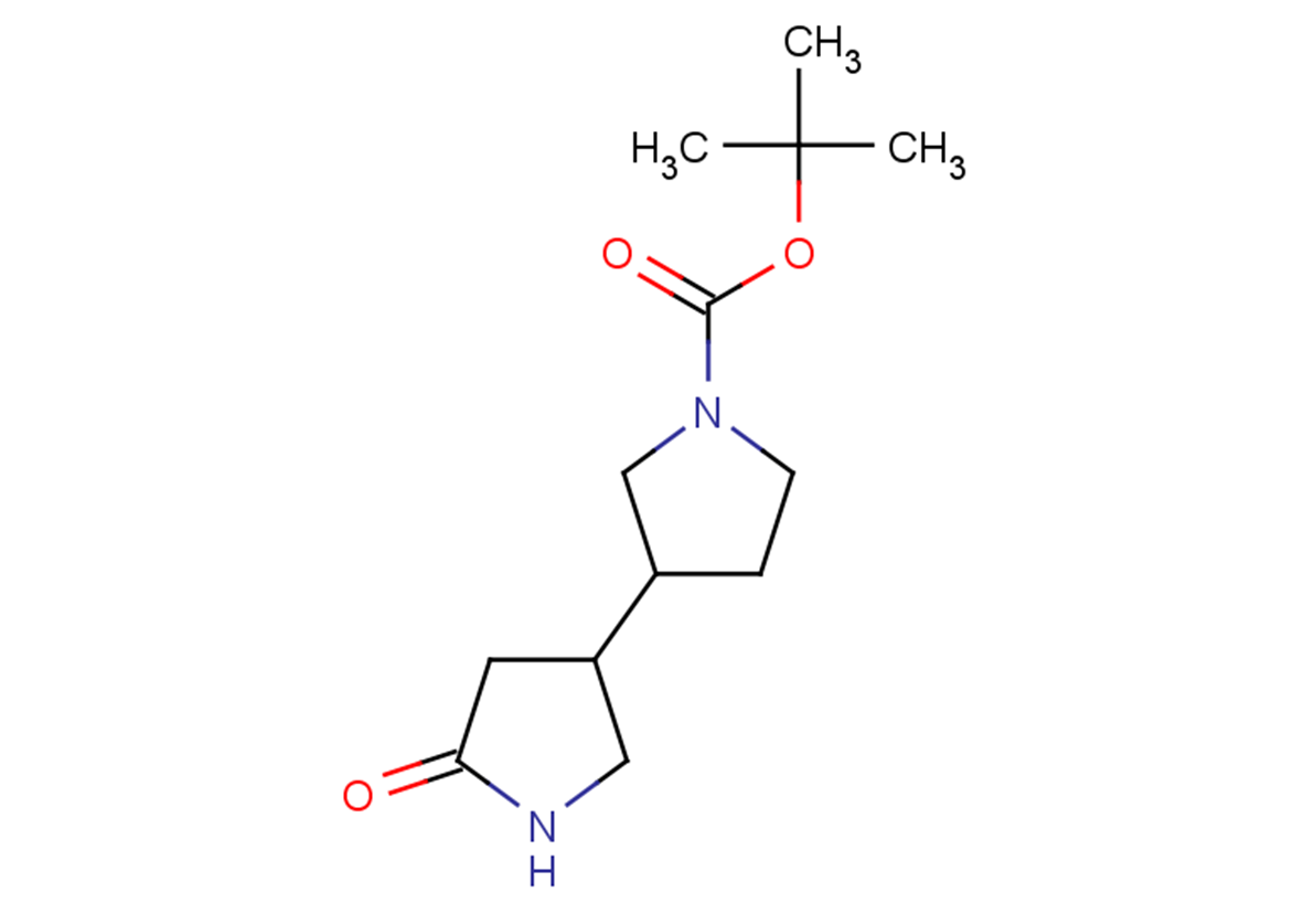 tert-butyl 3-(5-oxopyrrolidin-3-yl)pyrrolidine-1-carboxylate