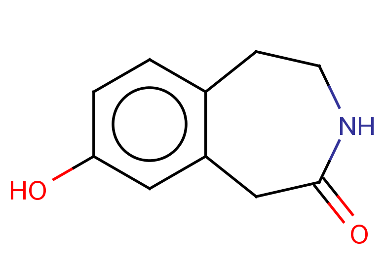 1,3,4,5-tetrahydro-8-hydroxy-2H-3-benzazepin-2-one