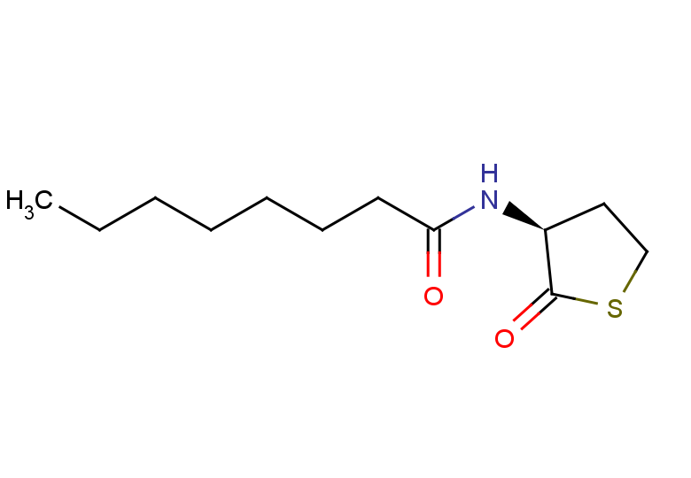 N-[(3S)-2-oxothiolan-3-yl]octanamide