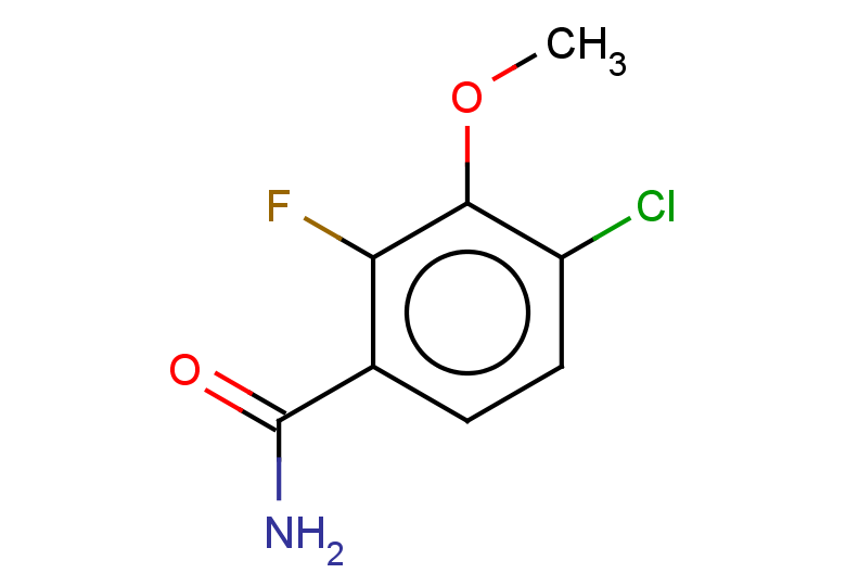4-chloro-2-fluoro-3-methoxybenzamide