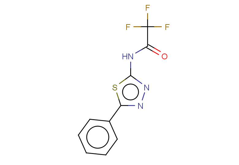 2,2,2-trifluoro-N-(5-phenyl-1,3,4-thiadiazol-2-yl)acetamide